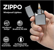 Load image into Gallery viewer, Zippo Lighter - Personalized Message Engraved on Backside for Chevy Chevrolet Windproof Lighter Black Matte Z477