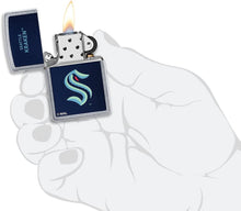 Load image into Gallery viewer, Zippo 2021 NHL Seattle-Kraken Street Chrome Pocket Lighter