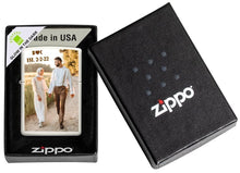 Load image into Gallery viewer, Zippo Lighter - Customized Glow-in-The-Dark Personalized Engraving with Your Photo, Image, Logo, Artwork, or Message - Genuine Windproof Collectible Zippo Lighter