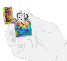 Load image into Gallery viewer, Zippo Lighter - Personalized Custom Message Engraved on Backside for Special Designs Windproof Lighter (Psychedelic Brain 49787)
