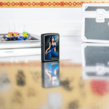 Load image into Gallery viewer, Zippo Lighter - Personalized Custom Message Engraved on Backside for Special Designs Windproof Lighter (Horror Girl 48388)