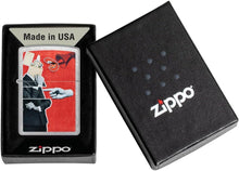 Load image into Gallery viewer, Zippo Lighter - Customized Message Collage Street Chrome Pocket Lighter 46581