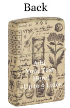 Load image into Gallery viewer, Zippo Lighter - Personalized Message Engraved on Backside Full Design 540 Color Style Windproof Lighter Alchemy #49803