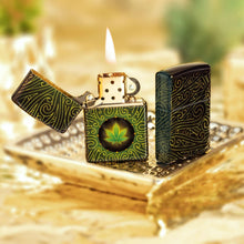 Load image into Gallery viewer, Zippo Lighter- Custom Message Engraved on Leaf Maze - 540 Fusion 46276