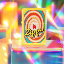 Load image into Gallery viewer, Zippo Lighter - Customized Message Swirls Design Sunflower Pocket Lighter 46570