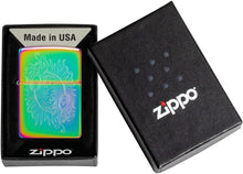 Load image into Gallery viewer, Zippo Laser Engraved Spiritual Design Multi Color Pocket Lighter
