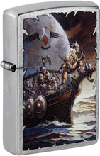 Load image into Gallery viewer, Zippo Frank Frazetta Street Chrome Pocket Lighter
