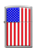 Load image into Gallery viewer, Zippo Lighter- Personalized for US Patriotic USA Flag Patriotic Z5192
