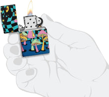 Load image into Gallery viewer, Zippo - Customized Message on Mushroom Party Glow in The Dark Pocket 46564
