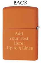 Load image into Gallery viewer, Zippo Lighter- Personalized Engrave Cowboy Hat and Rope Westerns Horses #Z6020
