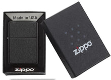 Load image into Gallery viewer, Zippo Lighter – Personalized Custom Message Engraved Windproof Classic Pocket Lighter Black Crackle
