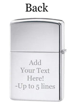 Load image into Gallery viewer, Zippo - Customized Message Back Ace of Spades Zippo Windproof (Lucky Ace) #24011
