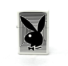 Load image into Gallery viewer, Zippo Lighter - Personalized Customize Message Engrave on Backside for Playboy Bunny (Playboy Bunny Lines Z5560)
