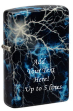 Load image into Gallery viewer, Zippo Lighter - Personalized Customize Message Engrave on Backside Outdoor Wild Nature Mountain Moon Scene Lighter Lightning Glow in The Dark 48610
