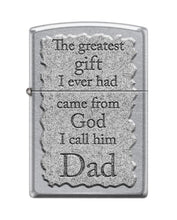 Load image into Gallery viewer, Zippo Lighter-Dad Street Chrome Windproof Lighter #Z5392
