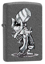 Load image into Gallery viewer, Zippo Vintage Drinking Pirate Pocket Lighter, Iron Stone, One Size
