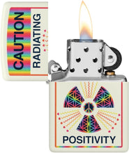 Load image into Gallery viewer, Zippo - Customized Message on Glowing Positivity Glow in The Dark Pocket 46243
