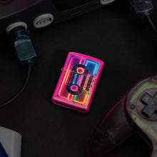 Load image into Gallery viewer, Zippo Lighter - Customized Message Neon Cassette Frequency Pocket Lighter 46693
