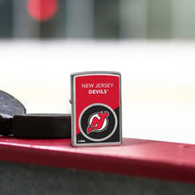 Load image into Gallery viewer, Zippo Lighter - Custom Engraved with Your Message for NHL New Jersey Devils 2024 Street Chrome Pocket Lighter 46198
