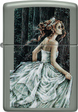 Load image into Gallery viewer, Zippo Victoria Frances Sage Pocket Lighter
