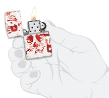 Load image into Gallery viewer, Zippo Lighter - Personalized Message Engraved on Backside Full Design 540 Color Style Windproof Lighter Bloody Hand #49808
