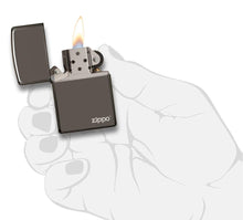 Load image into Gallery viewer, Zippo Lighter - Personalized Custom Message Engrave on Classic with Zippo Logo Windproof Lighter
