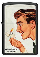 Load image into Gallery viewer, Zippo Lighter - Custom Engraved with Your Message for Vintage Ad Lighter Set Matte Pocket Lighters 46295
