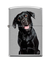 Load image into Gallery viewer, Zippo Lighter- Personalized Engrave Black Labrador Retriever #Z5423
