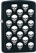 Load image into Gallery viewer, Zippo Lighter - Personalized Message Engraved on Backside Customized Windproof Lighter Iced Skulls Skull #3
