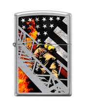 Load image into Gallery viewer, Zippo Lighter-Fireman Street Chrome Windproof Lighter #Z5377
