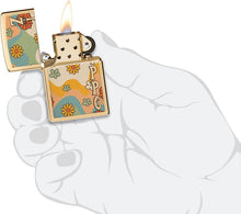 Load image into Gallery viewer, Zippo Lighter- Personalized Engrave Blossoms Flower Power Flower Power 48503
