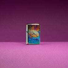 Load image into Gallery viewer, Zippo Lighter - Personalized Custom Message Engraved on Backside for Special Designs Windproof Lighter (Psychedelic Brain 49787)
