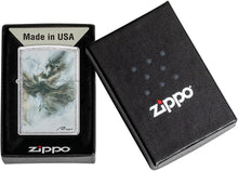 Load image into Gallery viewer, Zippo Luis Royo Design Street Chrome Pocket Lighter
