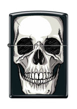 Load image into Gallery viewer, Zippo Lighter- Skull Illustration Black Matte Windproof Lighter #Z5187

