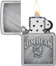 Load image into Gallery viewer, Zippo Jim Beam Logo Street Chrome Pocket Lighter
