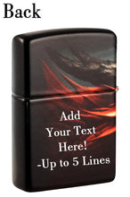 Load image into Gallery viewer, Zippo Lighter- Personalized Message Engrave for Dragon Red Dragon 48777
