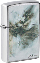 Load image into Gallery viewer, Zippo Luis Royo Design Street Chrome Pocket Lighter
