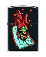 Load image into Gallery viewer, Personalized Custom Message Engraved on Back Ace of Spades Zippo Windproof Lighter (Tattoo Joker #Z6016)
