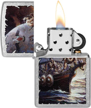 Load image into Gallery viewer, Zippo Frank Frazetta Street Chrome Pocket Lighter
