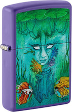 Load image into Gallery viewer, Zippo Sean Dietrich Brackish Design Purple Matte Pocket Lighter
