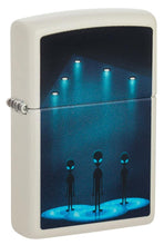 Load image into Gallery viewer, Zippo Lighter- Personalized Engrave Glow in The Dark Aliens and Spaceship 49487
