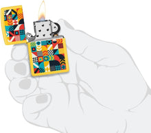 Load image into Gallery viewer, Zippo Lighter - Customized Message on Barn Quilt Sunflower Pocket Lighter 46586
