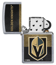 Load image into Gallery viewer, Zippo Lighter - Personalized Customize Message Engrave on Backside for Vegas Golden Knights NHL Team 48057

