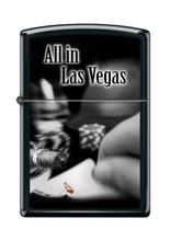 Load image into Gallery viewer, Zippo Lighter- All in Las Vegas Ace Card Black Matte Windproof Lighter #Z5119

