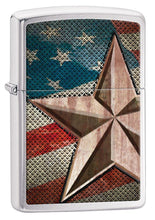 Load image into Gallery viewer, Zippo Lighter- American USA Flag Patriot Bald Eagles Windproof Lighter (Retro Star USA Z5015)
