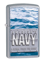 Load image into Gallery viewer, Zippo Lighter- Personalized Message for US Navy Style2
