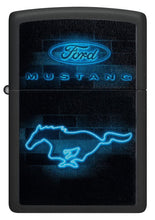Load image into Gallery viewer, Zippo Lighter - Personalized Customize Message Engrave on Backside for Ford Design Zippo Lighter (Ford Mustang Neon 48404)
