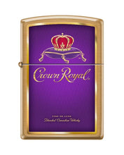 Load image into Gallery viewer, Zippo Lighter - Personalized Customize Message Engrave on Backside for Crown Royal (Crown Royal Spirits #Z5350)
