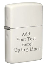 Load image into Gallery viewer, Zippo Lighter - Personalized Message Engraved on Backside Colored Windproof Lighter Glow in The Dark 49193
