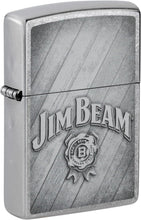 Load image into Gallery viewer, Zippo Jim Beam Logo Street Chrome Pocket Lighter
